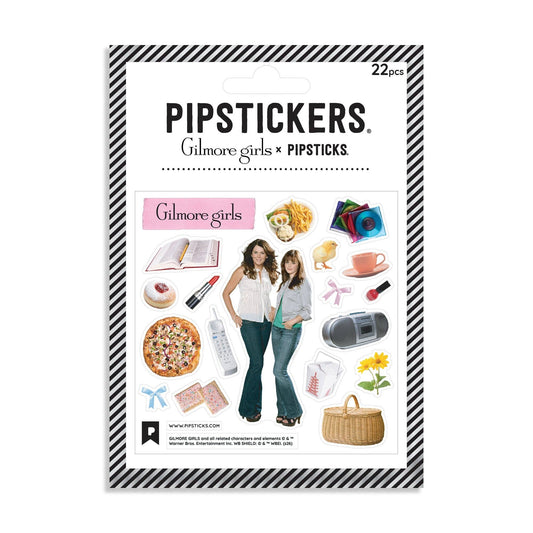 PIPSTICKERS sticker set, 22 pieces, Gilmore girls-themed accessories