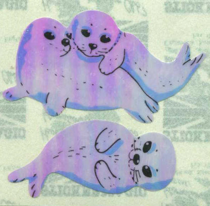 Sticker roll: Seal - Pearlie finish