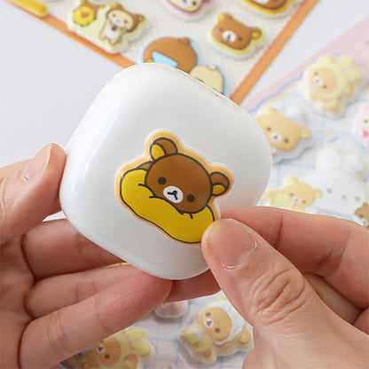 Rilakkuma - 3D Paksu tarra-arkki