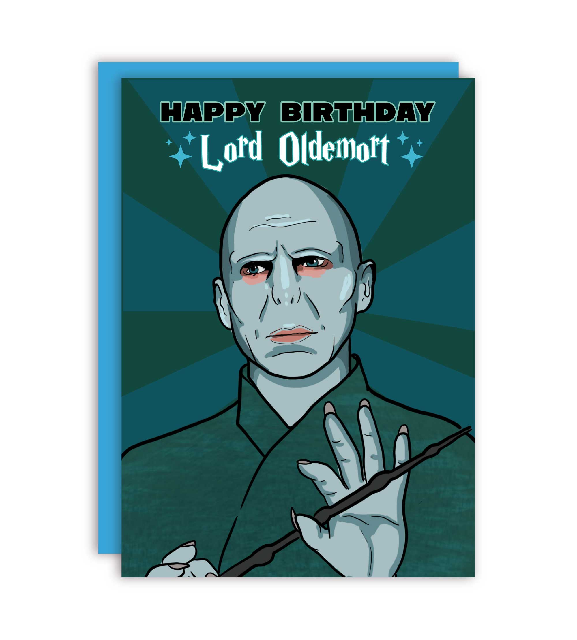 Lord Oldemort Magic - Birthday Card – Bonnie Paper