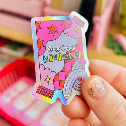 I Love Stationery - Hologrammi Vinyylitarra