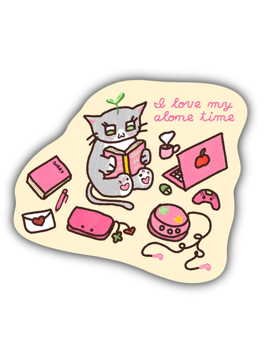 I love my alone time - Vinyylitarra